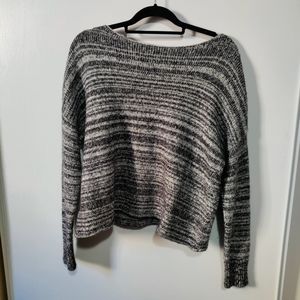 Madewell Grey Yak Mohair Merino Wool Blend Knit Pullover Slouchy Cozy Sweater
